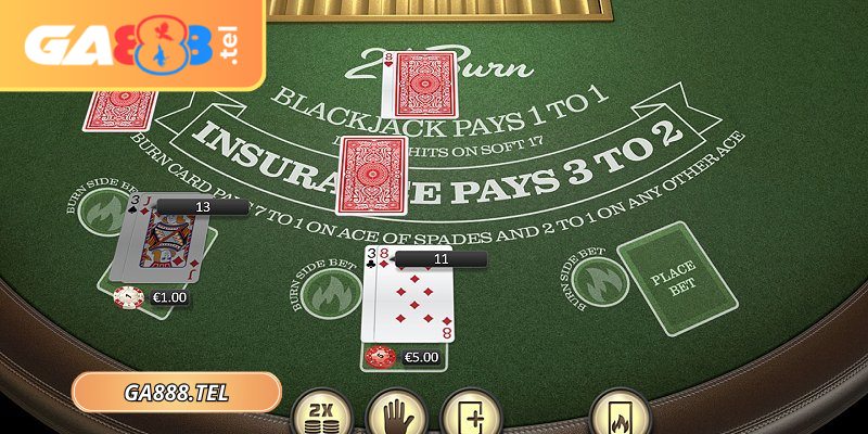 Blackjack GA888 mang đến trải nghiệm chiến lược độc đáo