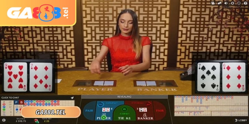 Cách tính điểm Baccarat GA888 giúp người chơi nắm vững luật